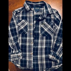 Boys Polo Ralph Lauren flannel shirt size 4T